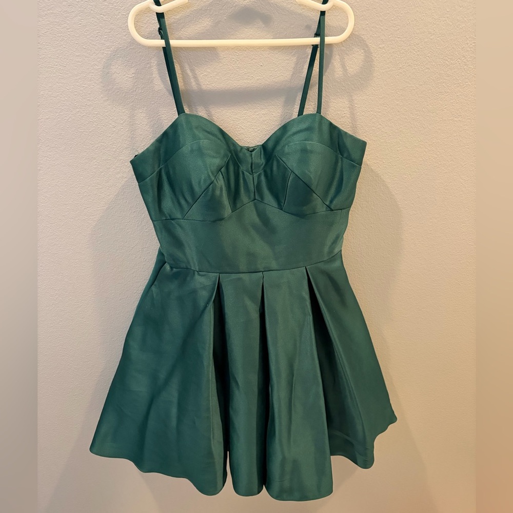 Camille La Vie Green Mini Dress